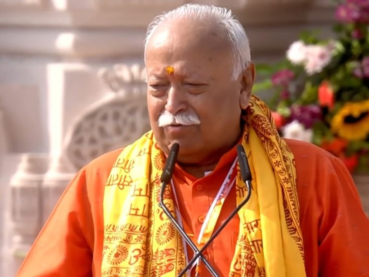 Saffron flag rises over completed Ram Temple; Mohan Bhagwat hails ‘Day of fulfilment’ in Ayodhya