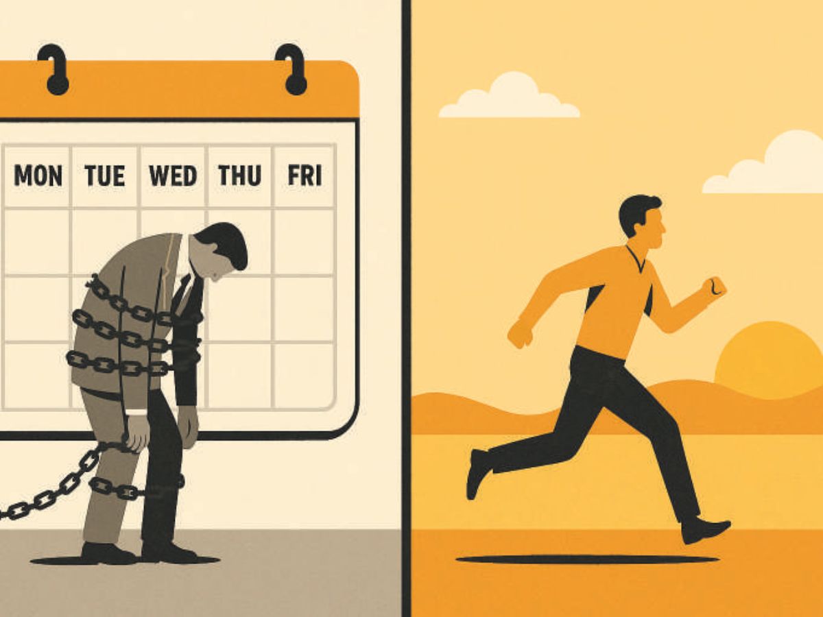 Weekdays of bondage, weekends of escape