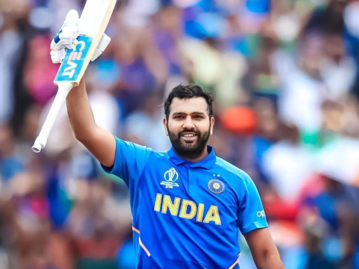 Rohit Sharma in full flow during an ODI innings. - Photo Gallery