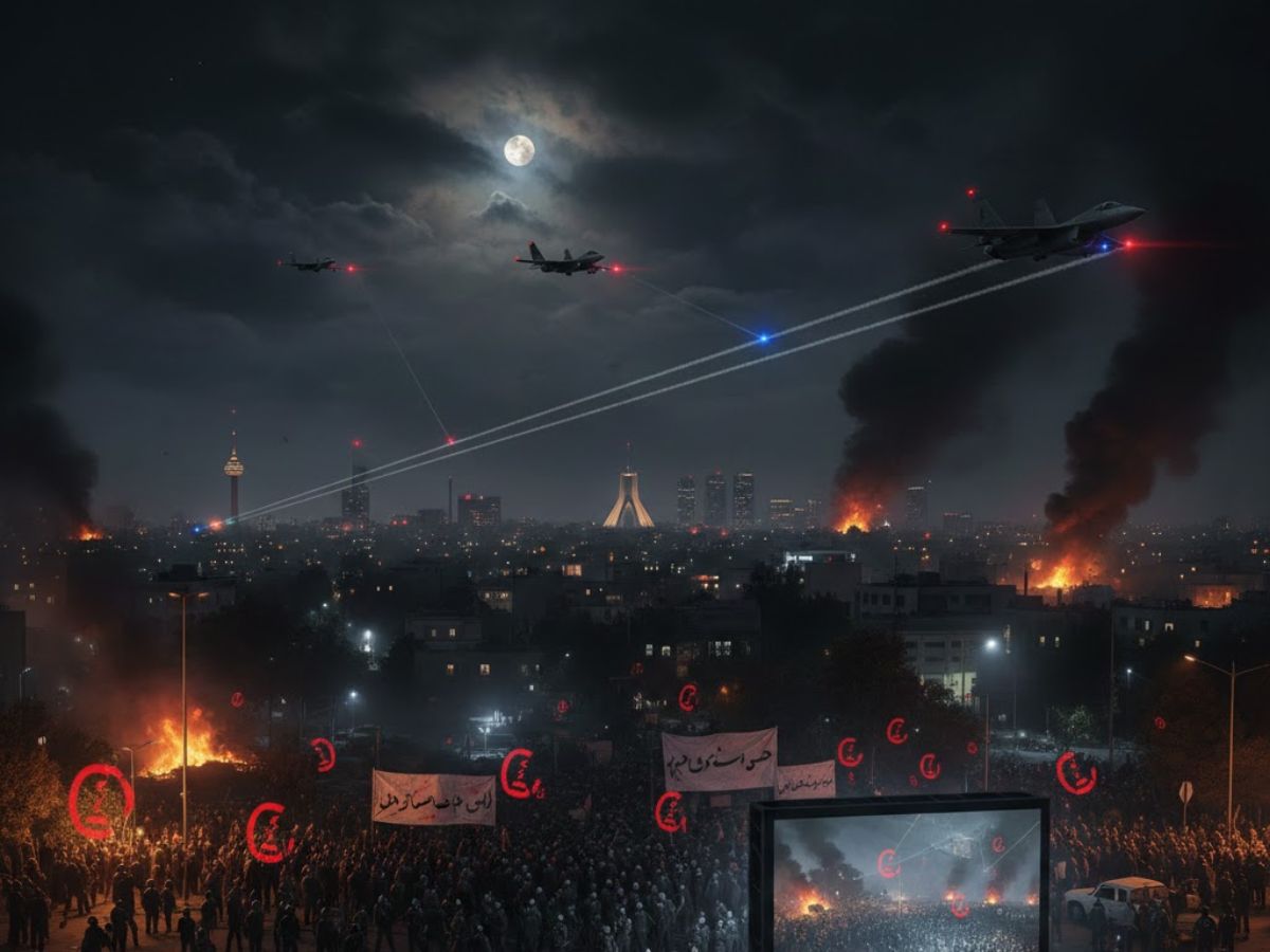 Iran Protests Escalate: Iran Shuts Airspace, Expands Military Alert, Cuts Internet as Protests Ignite New Clashes in Tehran