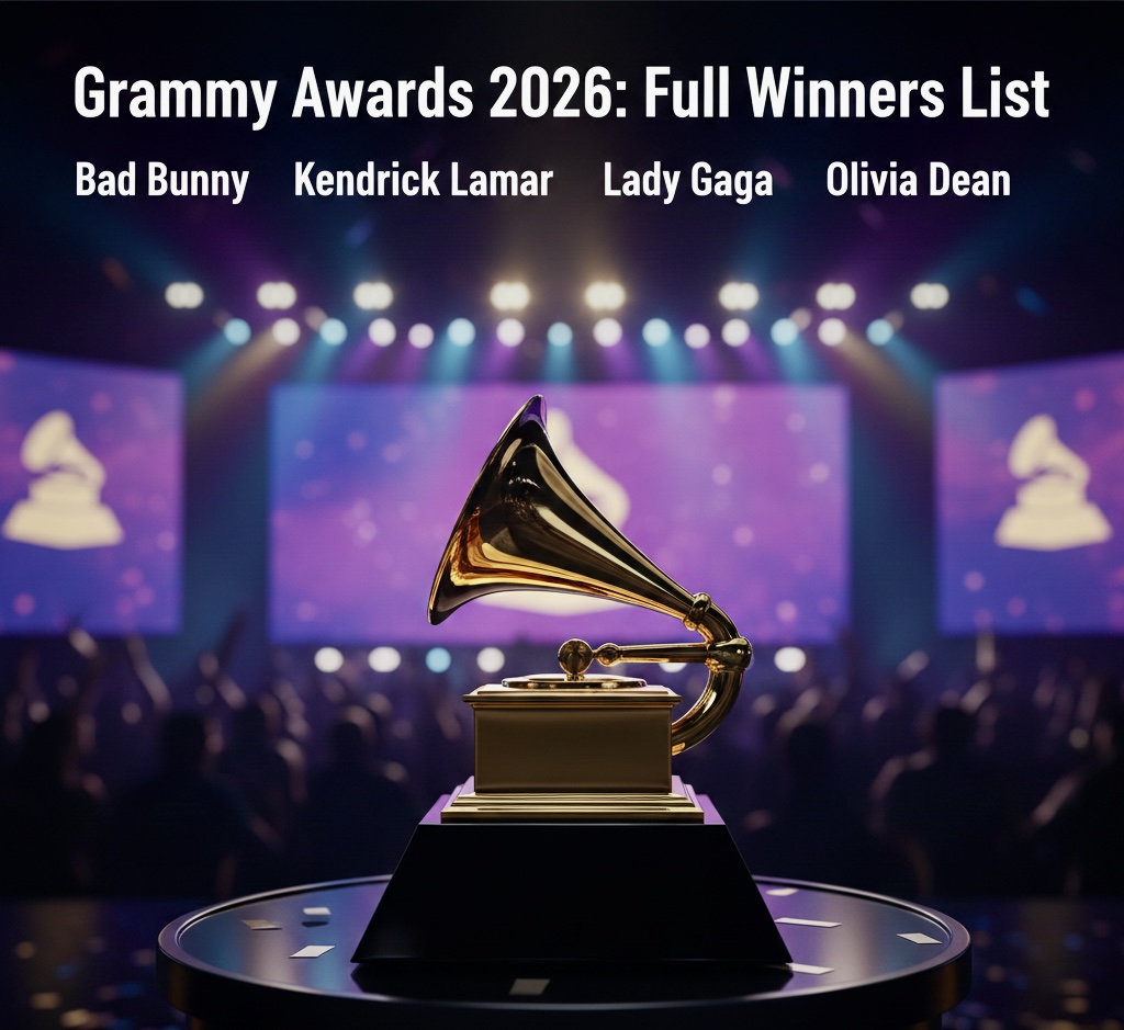 Grammy Awards 2026: Full List of Winners of 68th Grammys