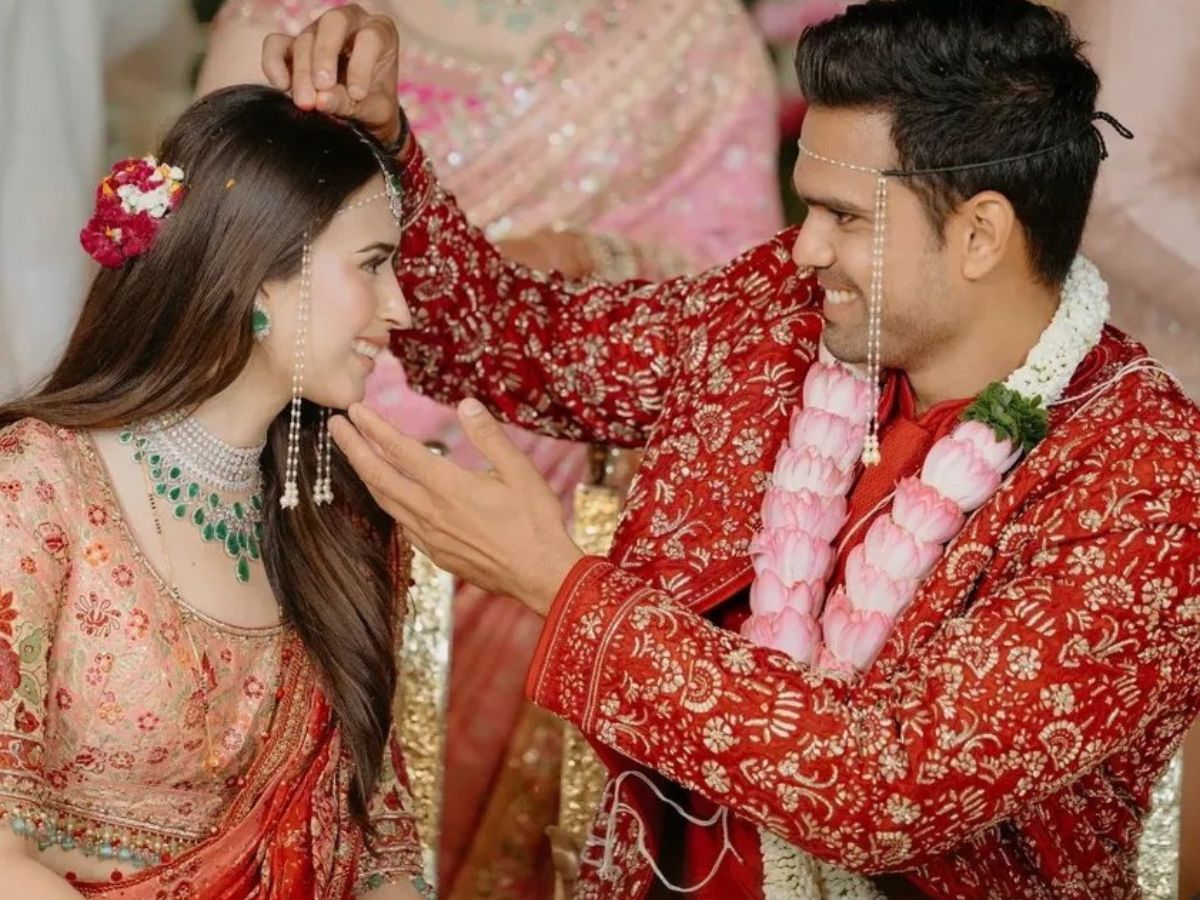 Arjun Tendulkar and Saaniya Chandhok tied the knot on March 5 in Mumbai. (Photo Credits: X)