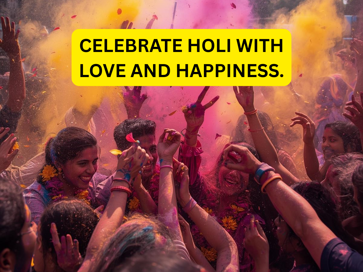Happy Holi Wishes 2026: Best 20+ Short and Sweet Holi Wishes to Share with Your Friends, Family & Loved Ones | Inside Images Messages - Gallery Image