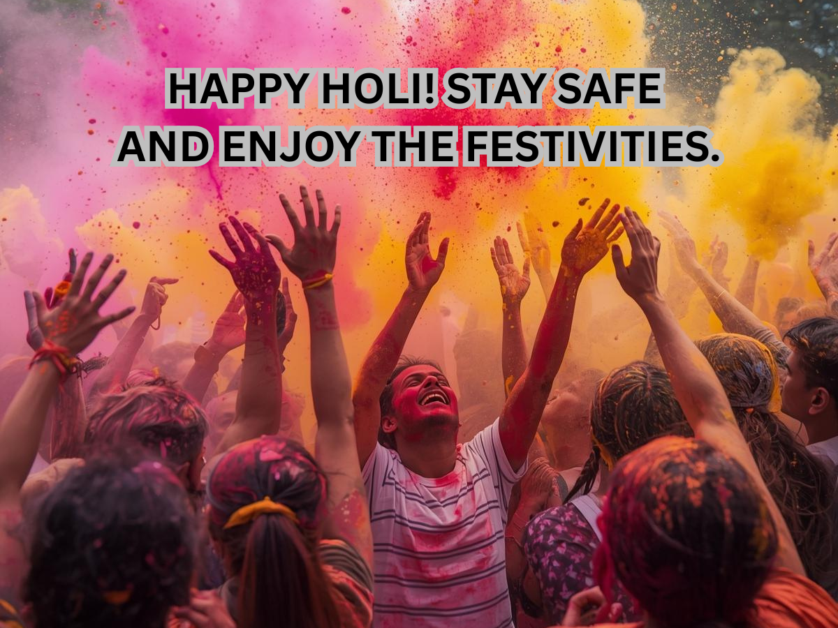 Happy Holi Wishes 2026: Best 20+ Short and Sweet Holi Wishes to Share with Your Friends, Family & Loved Ones | Inside Images Messages - Gallery Image