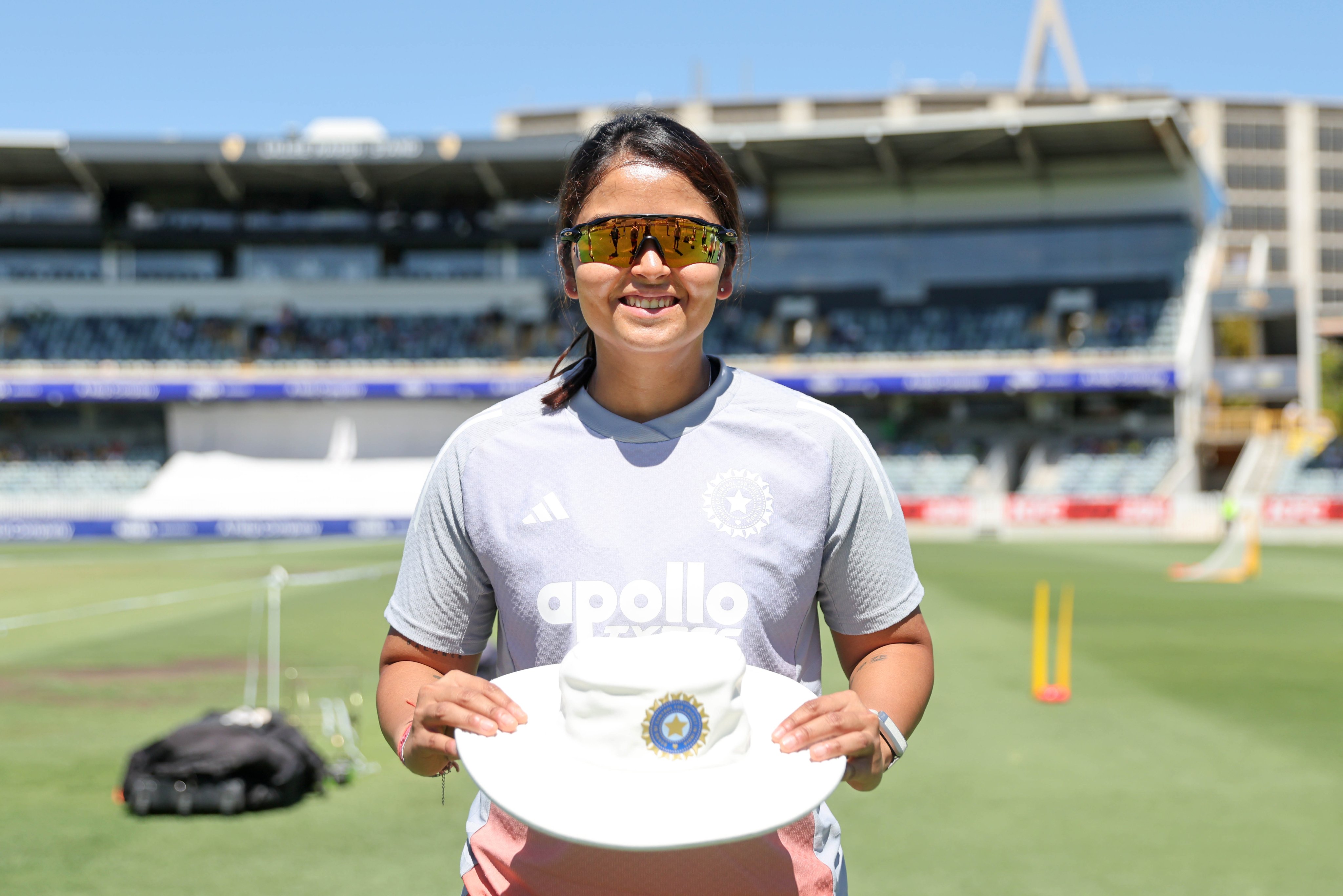 Meet Mumbai-Born Sayali Satghare: RCB Pacer Who Emerged as Bright Spot In AUS-W vs IND-W Pink-Ball Test | In Pics - Gallery Image
