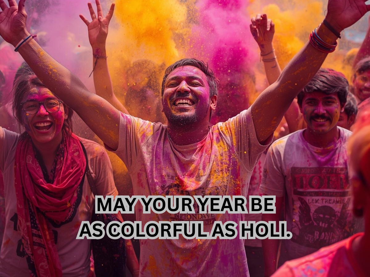 Happy Holi Wishes 2026: Best 20+ Short and Sweet Holi Wishes to Share with Your Friends, Family & Loved Ones | Inside Images Messages - Gallery Image