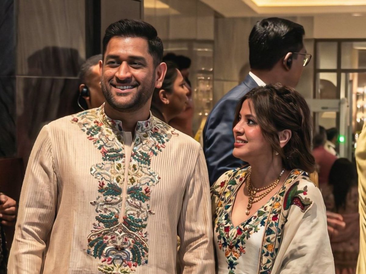 In Pics: Arjun Tendulkar Weds Saaniya Chandhok in Star-Studded Ceremony With MS Dhoni, Jay Shah, Rahul Dravid And Others In Attendance - Gallery Image
