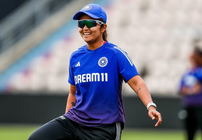 Meet Mumbai-Born Sayali Satghare: RCB Pacer Who Emerged as Bright Spot In AUS-W vs IND-W Pink-Ball Test | In Pics - Gallery Image