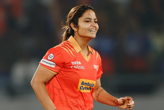 Meet Mumbai-Born Sayali Satghare: RCB Pacer Who Emerged as Bright Spot In AUS-W vs IND-W Pink-Ball Test | In Pics - Gallery Image