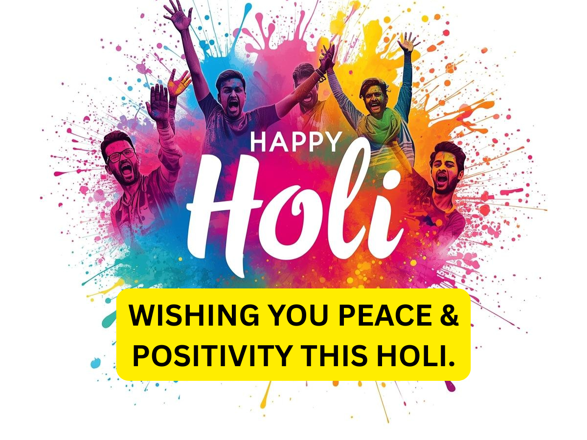 Happy Holi Wishes 2026: Best 20+ Short and Sweet Holi Wishes to Share with Your Friends, Family & Loved Ones | Inside Images Messages - Gallery Image