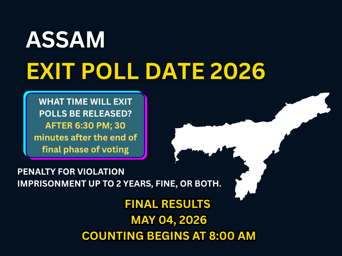 Assam Exit Poll Date 2026: Are Exit Polls Releasing Today? Check EC Banned, Election Commission Rule, Results & More