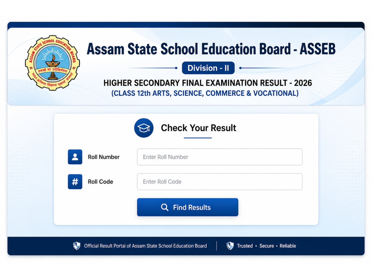 {OUT} Assam HS 12th Result @ahsec.assam.gov.in: Check AHSEC Date, Time, Where & How to Check Results Online, Download via DigiLocker and UMANG App - Official Direct Link