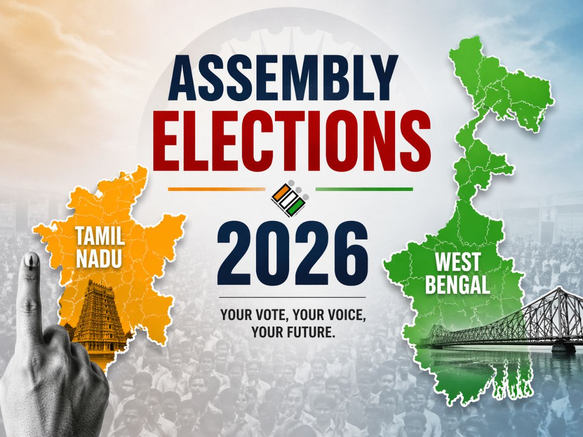 Assembly Elections 2026: West Bengal at 91.91% & Tamil Nadu at 84.80% Voter Turnout, Highest Since Independence; Check Phase 2 Poll Schedule