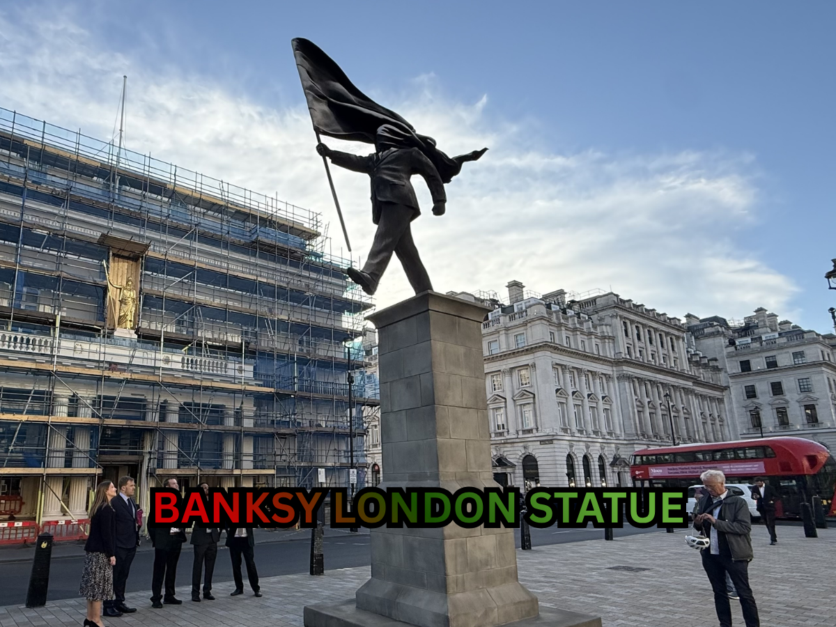 Banksy Mystery in London: New Statue with Signature Sparks Debate Over Authenticity and Meaning