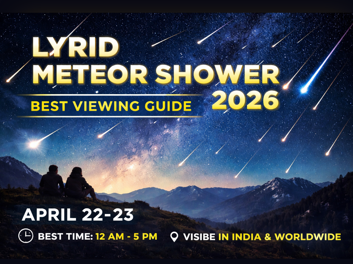 Lyrid Meteor Shower 2026: How and Where to Watch the Rare Shooting Star Event | Viewing Time in India, US, UK & Other Countries Explained