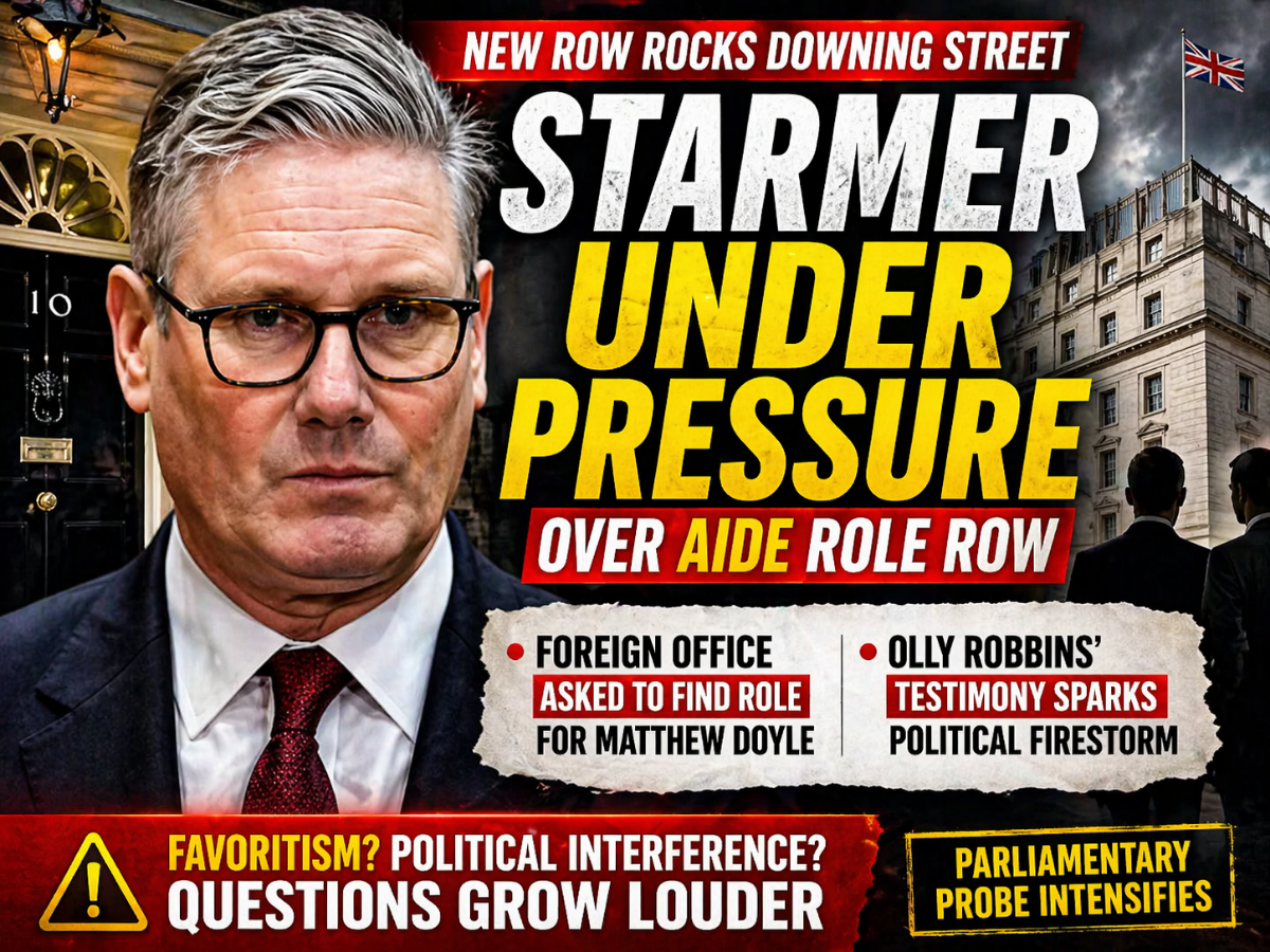 UK PM Keir Starmer Latest News: Foreign Office Asked to Find Role for Aide Matthew Doyle, Says Olly Robbins Amid Row