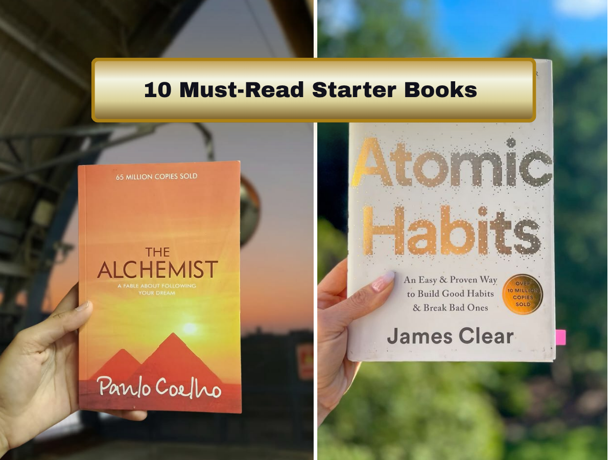 Books to Read for Beginners: 10 Must-Read Starter Books That Make Reading Easy, Fun & Life-Changing