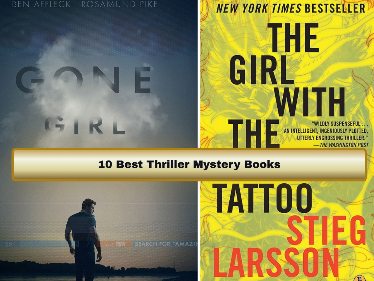 Must-Read Mystery Novels: 10 Best Thriller Mystery Books That Will Keep You Guessing Till the Last Page | Top 10 Best Thriller Mystery Books for Readers