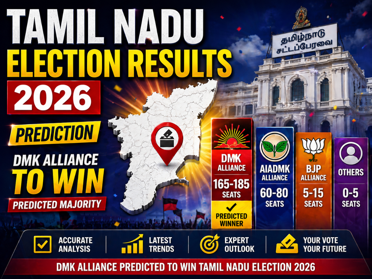 Tamil Nadu Election Results 2026 Winner Prediction: Check Who is Leading the Race, Key Constituencies to Watch, Exit Poll Trends, Vote Share Insights & Who is Likely to Secure Majority in the State