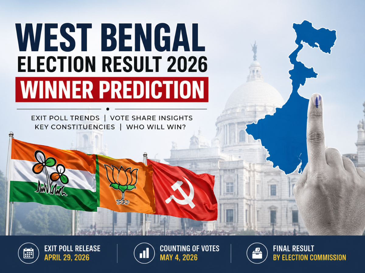 West Bengal Election Result 2026 Winner Prediction: Check Who is Leading the Race, Key Constituencies to Watch, Exit Poll Trends, Vote Share Insights & Who is Likely to Secure Majority in the State