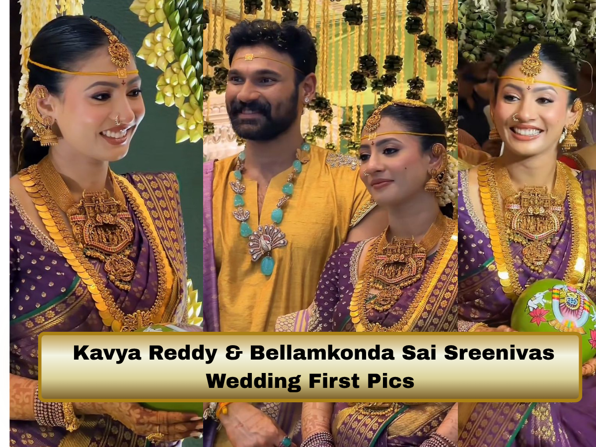 Who is Kavya Reddy? All You Need To Know About Bellamkonda Sai Sreenivas’ Bride After Traditional Tirumala Wedding | First Wedding Pictures Show Sacred Rituals, Grand Ceremony & Regal Ethnic Look