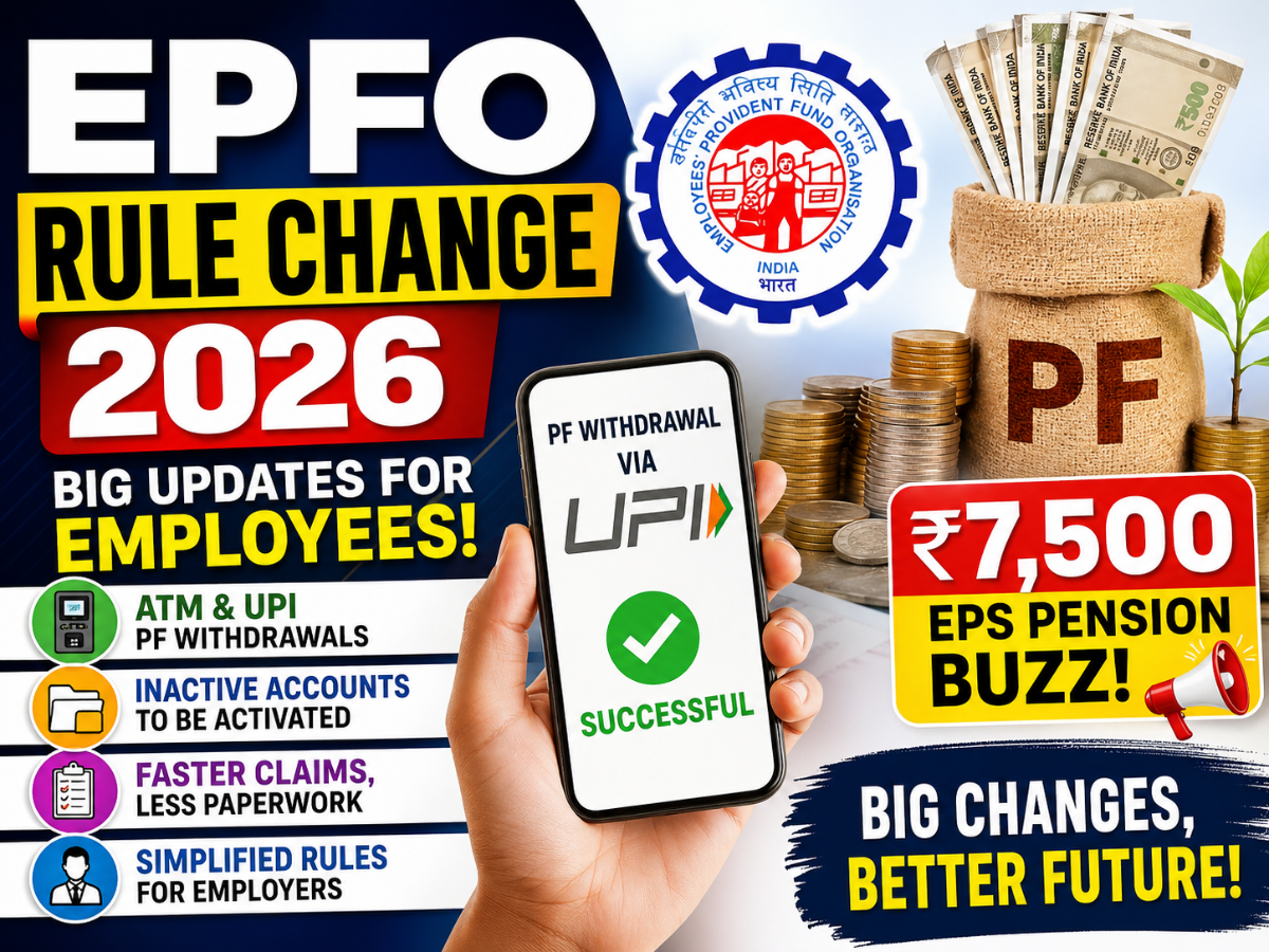 EPFO Rule Change 2026: ₹7,500 EPS Pension Buzz, ATM & UPI PF Withdrawals, Inactive Accounts To Be Activated & More—Here’s Everything Employees Need To Know About The Latest EPFO Update