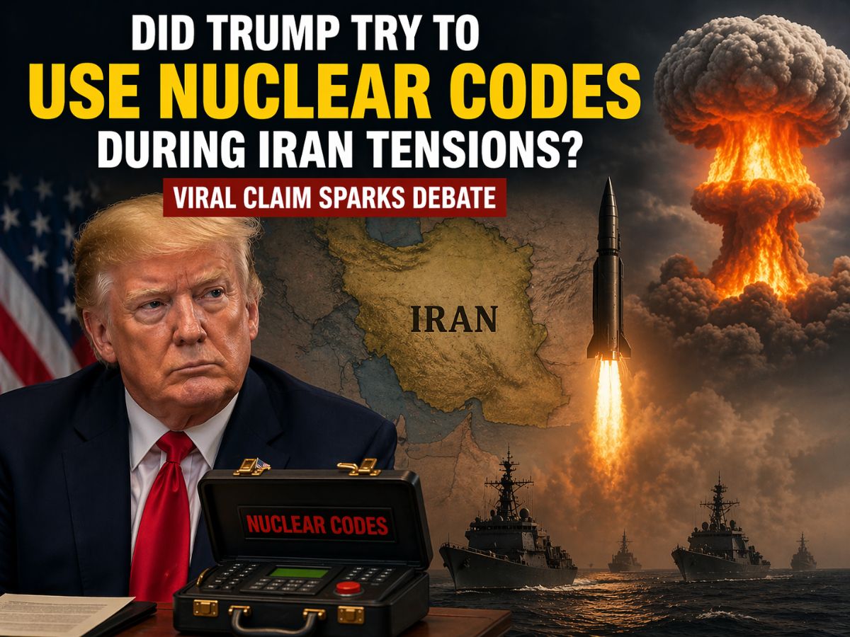 Did Donald Trump Try to Use Nuclear Codes During Iran Tensions? Viral Claim by Ex-CIA Analyst Sparks Debate but Lacks Verified Evidence