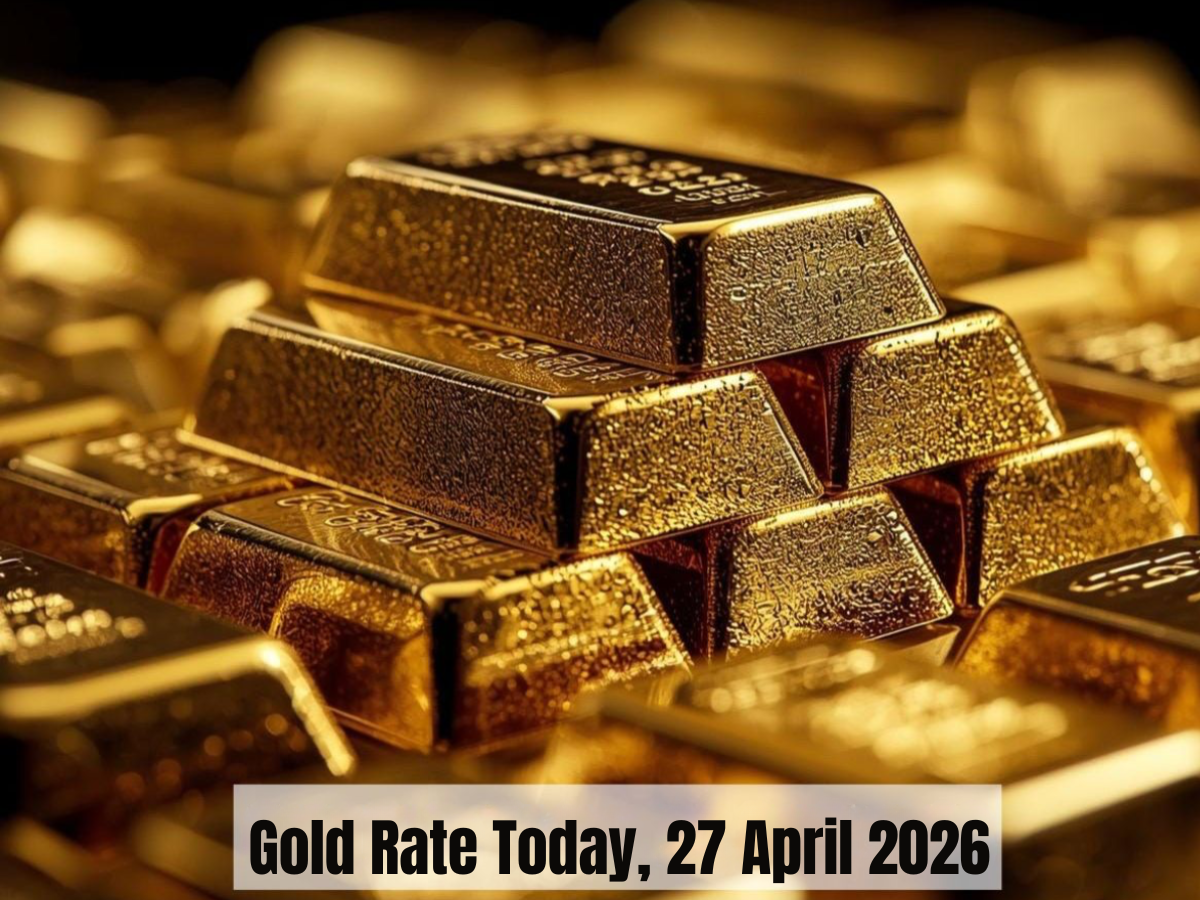 Gold Rate Today [27 April, 2026]: Gold Rates Edges Lower to $4,714, Inflation Fears Weigh; Domestic Rates Steady to ₹1.54 Lakh/10g | Check City-Wise Price of 24K, 22K & 18K