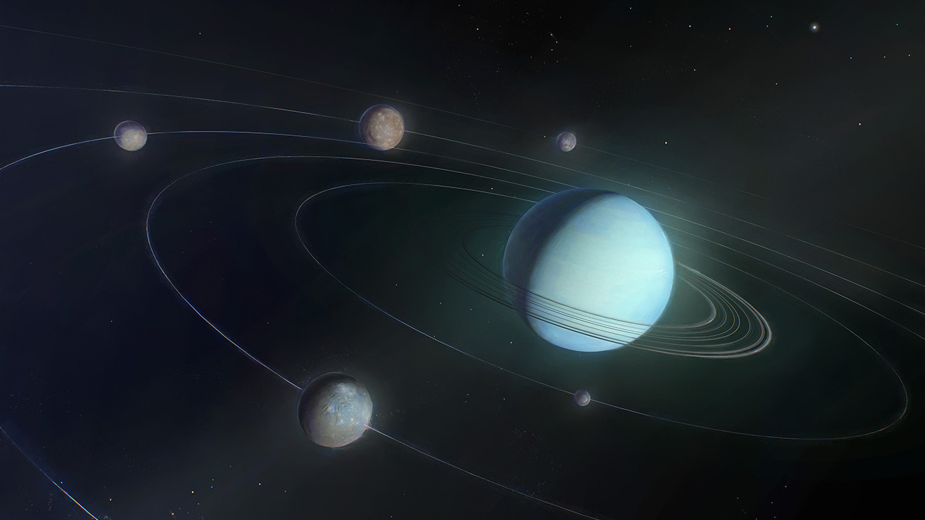 Uranus Just Got More Mysterious: Are There Hidden Worlds Hiding in Its Rings? Tiny Unseen Moons Are "Powering" The Blue Planet