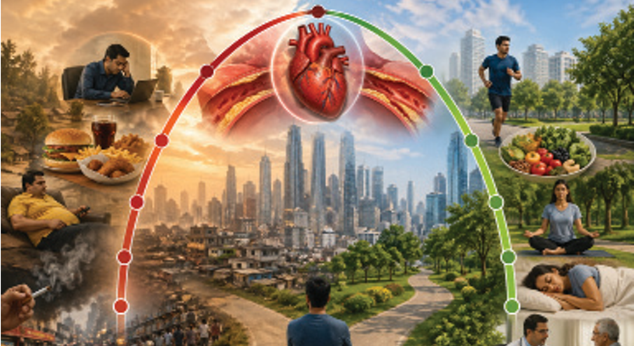 Does prosperity ensure cardiovascular health? Inverted U hypothesis