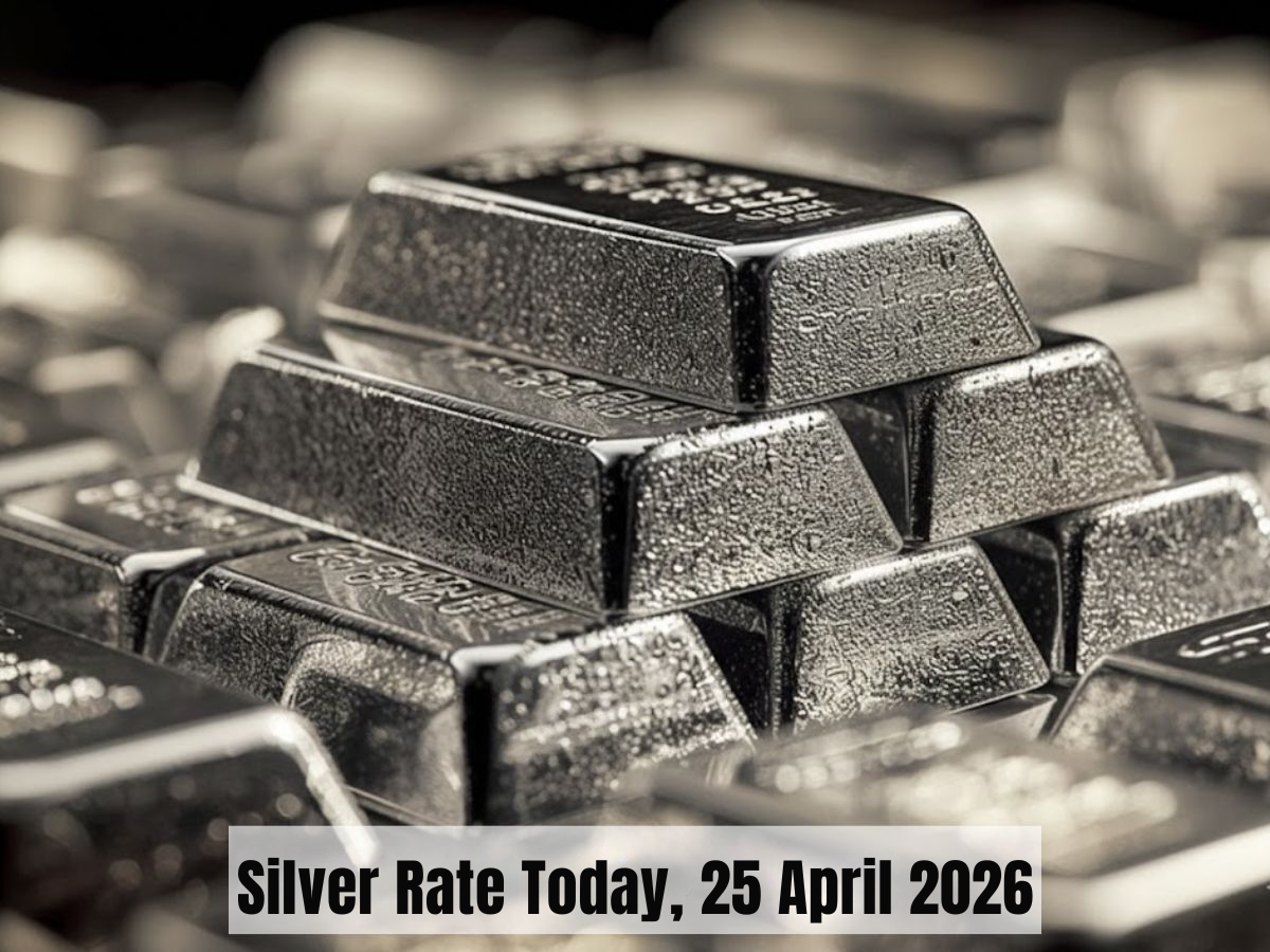 Silver Price Today [25 April, 2026]: Silver Jumps to $75.67 as Peace Talks Collapse, Dollar Surges; Domestic Rates Climbs Near ₹2.60 Lakh/kg | Check City-Wise Rates
