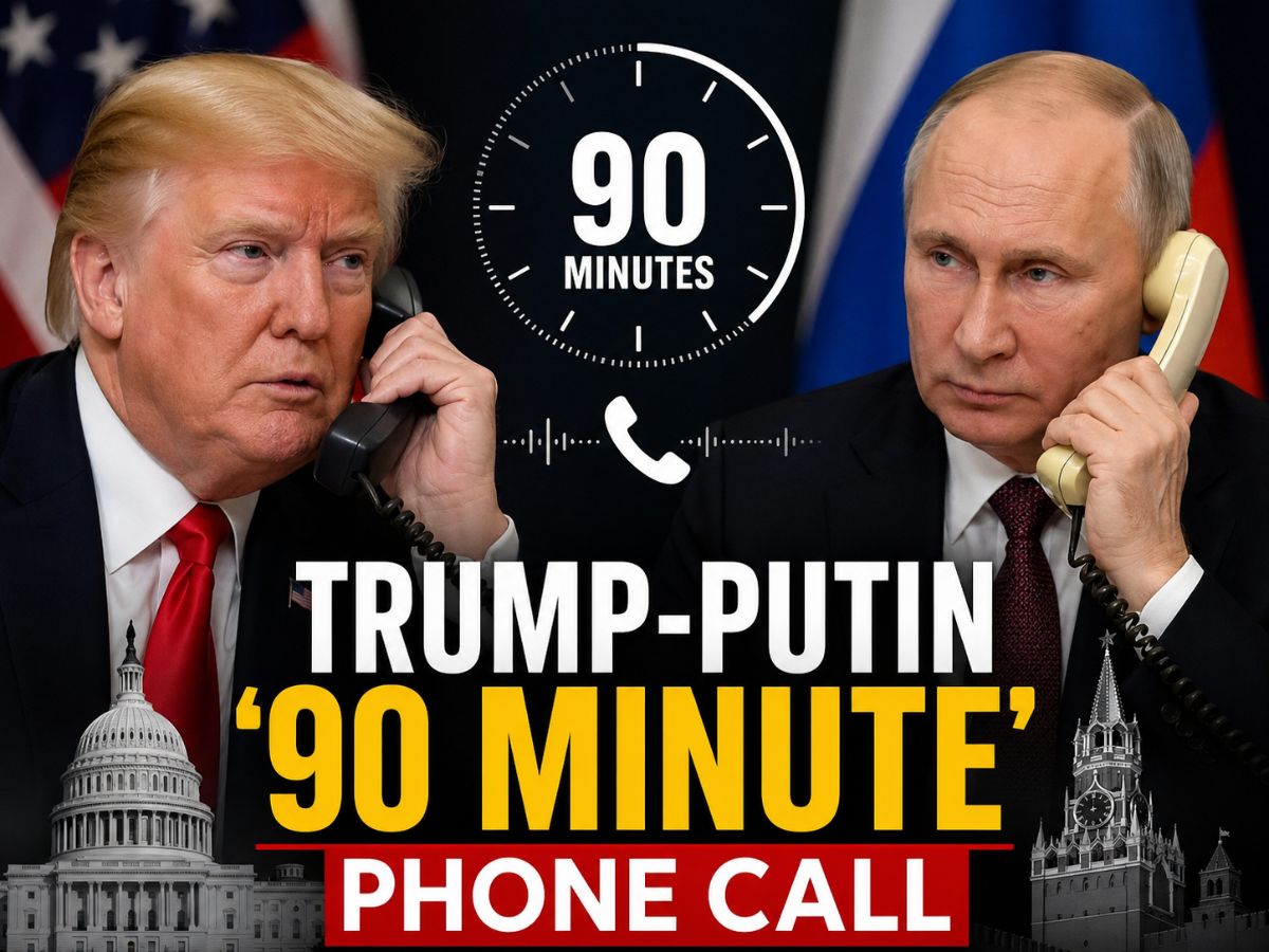 Trump-Putin 90-Minute PhoneCall: Iran's 11 Tonne Uranium Stockpile in Spotlight, Russia Offers Help Amid Rising Nuclear Concerns
