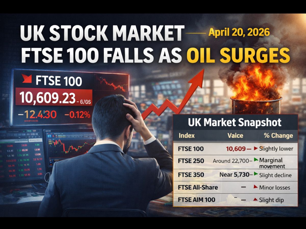 UK Stock Market Today: FTSE 100, FTSE 350 Slip Slightly While Mid-Caps Stay Mixed; Caution Grows Over Energy Supply Risks and Middle East Tensions | What Should Investors Watch Next
