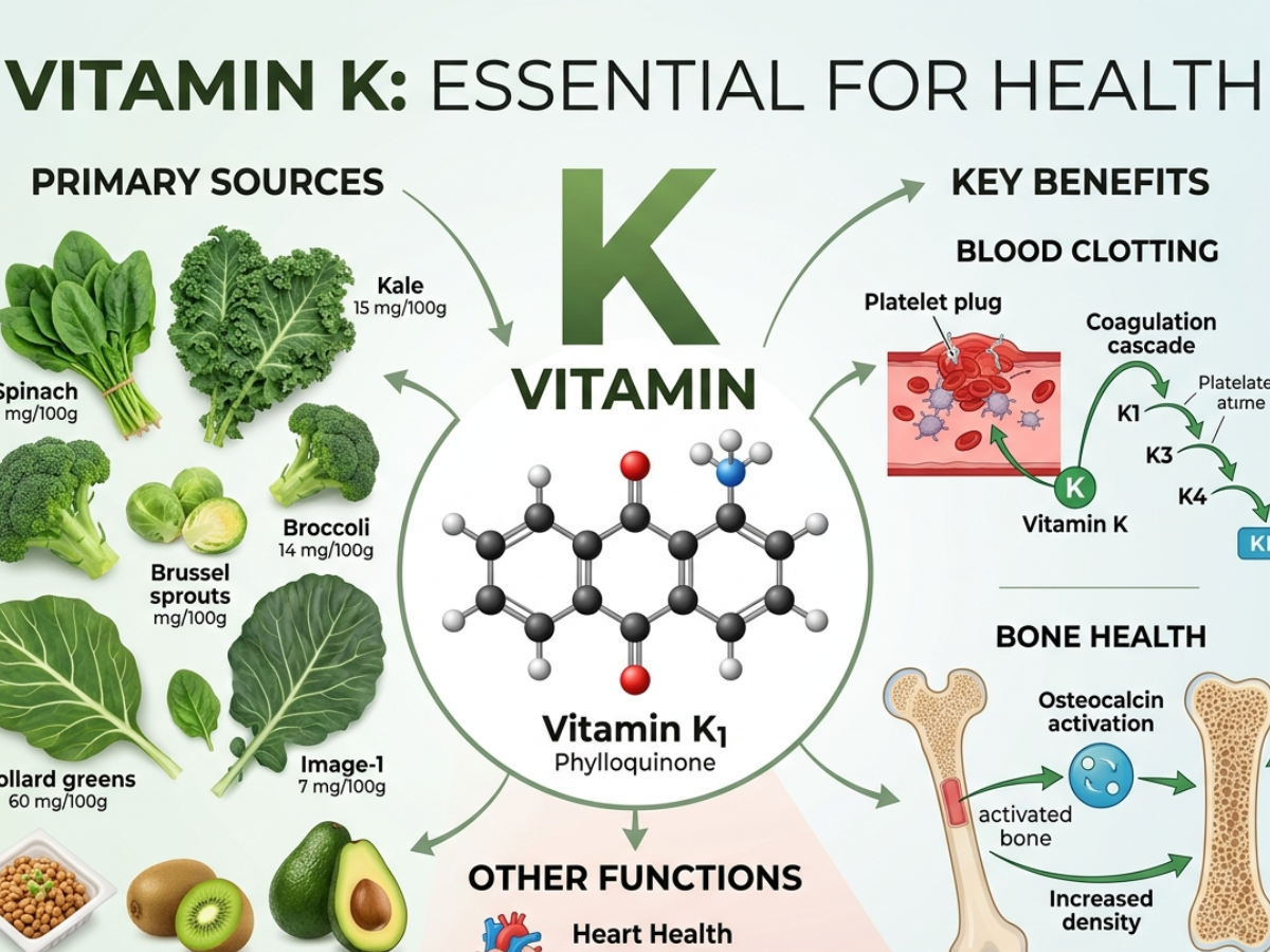 What Foods are High in Vitamin K? Know Natural Sources, Benefits, Symptoms of Low Vitamin K, How to Recover, Who Needs to Avoid & More