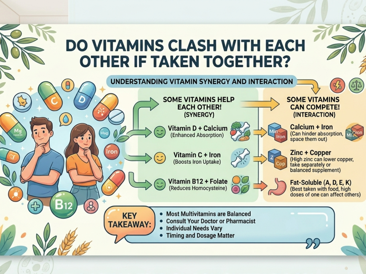 Do Vitamins Clash with Each Other if Taken Together? Know Which is a Good Pair of Vitamins