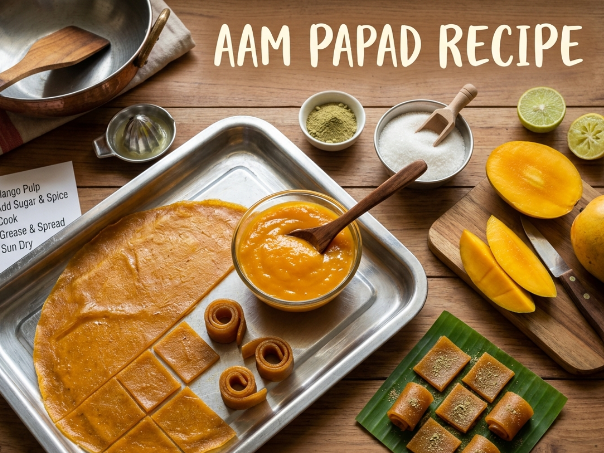 Aam Papad Recipe: Try this Quick Homemade Recipe with 2-3 Ingredients to Enjoy Summers | No Oven Needed