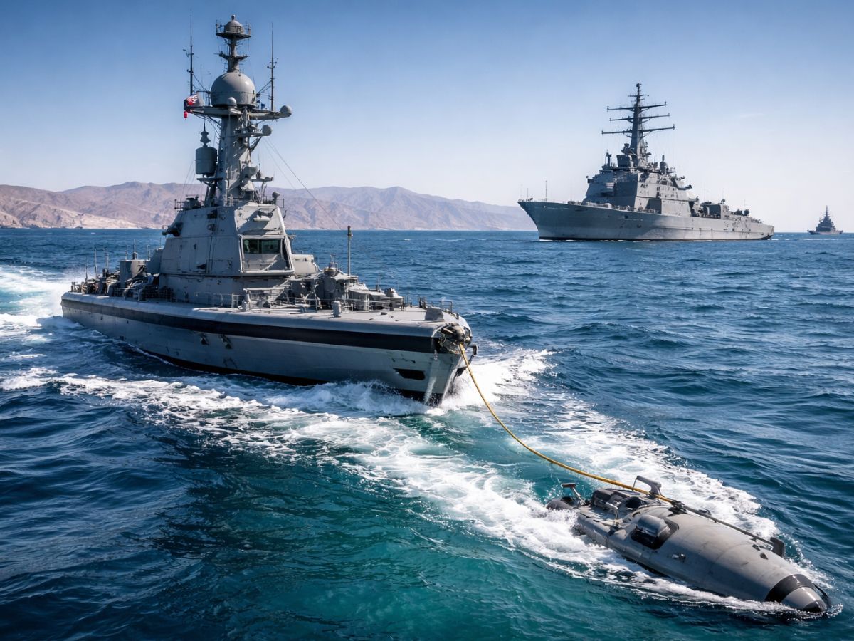 US-Israel-Iran War Latest Update: Did the US Navy Deploy Unmanned Robots in the Strait of Hormuz? Sea Mine Clearance Operations Intensify