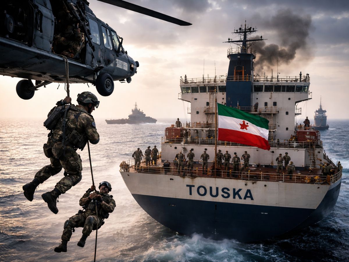 US-Israel-Iran War Latest Update: How US Marines Seized Iranian Ship ‘Touska’ After 6-Hour Standoff Near Strait of Hormuz? CENTCOM Releases Dramatic Video | Watch