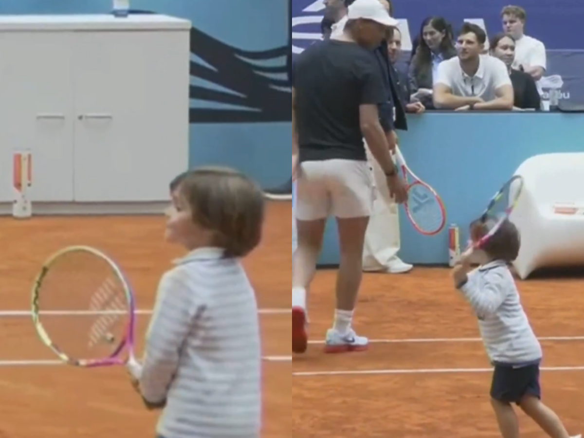 WATCH: ‘Baby Rafa’ In Action! 3-Year-Old Rafael Nadal Jr. Stuns Fans With ‘Pro-Level’ Backhands at Madrid Open 2026
