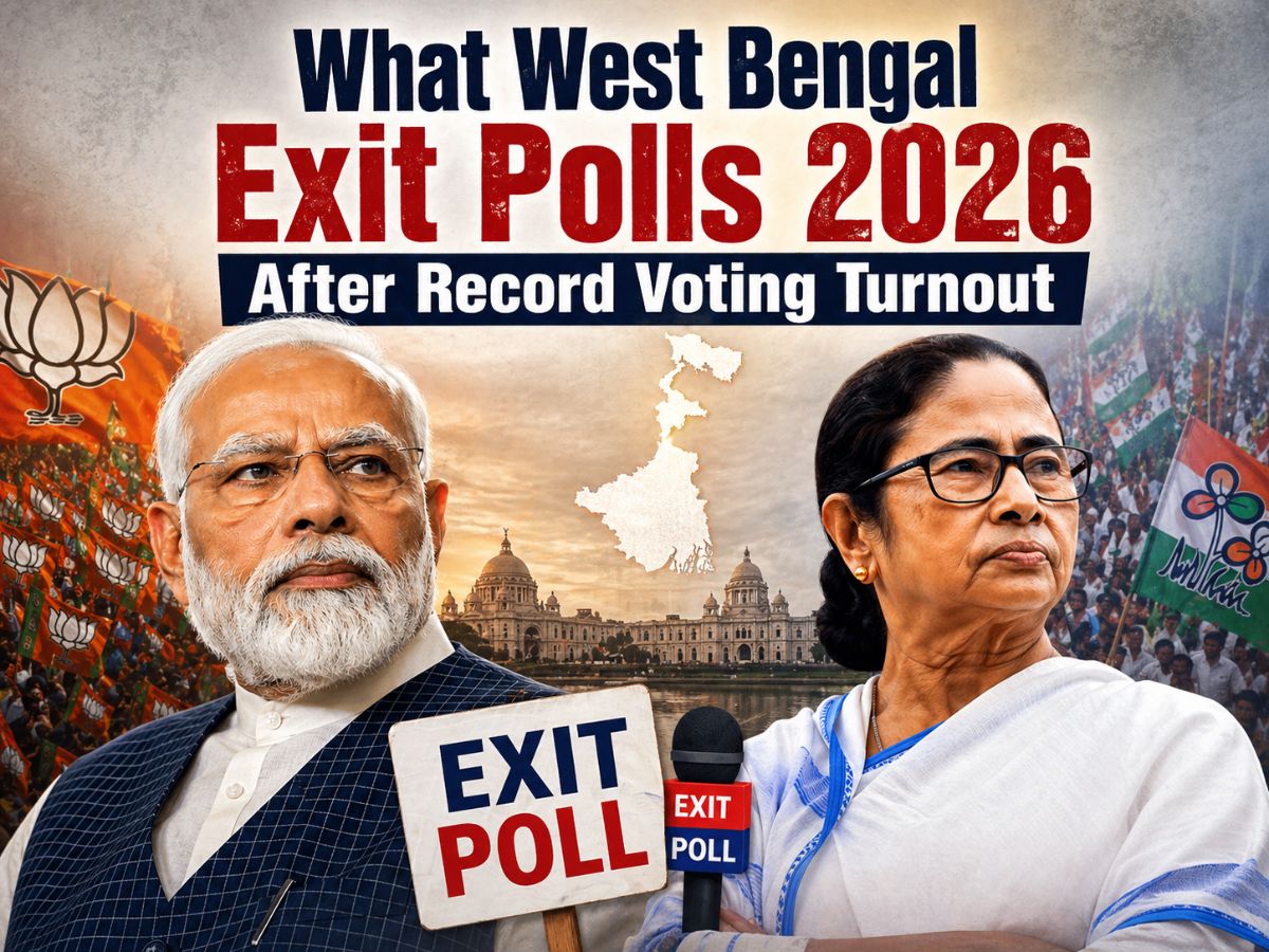 What West Bengal Exit Polls 2026 Show: Will BJP Capture Mamata Banerjee’s Fortress or Will Didi Deliver a Setback to Modi? Check Praja, P-Marq, Matrize, Poll Diary, Janmat & Peoples Pulse