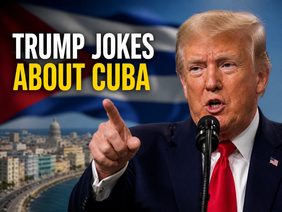 ‘We’ll Finish One First’: Trump Jokes US Will ‘Take Over Cuba Almost Immediately’ in Florida Speech
