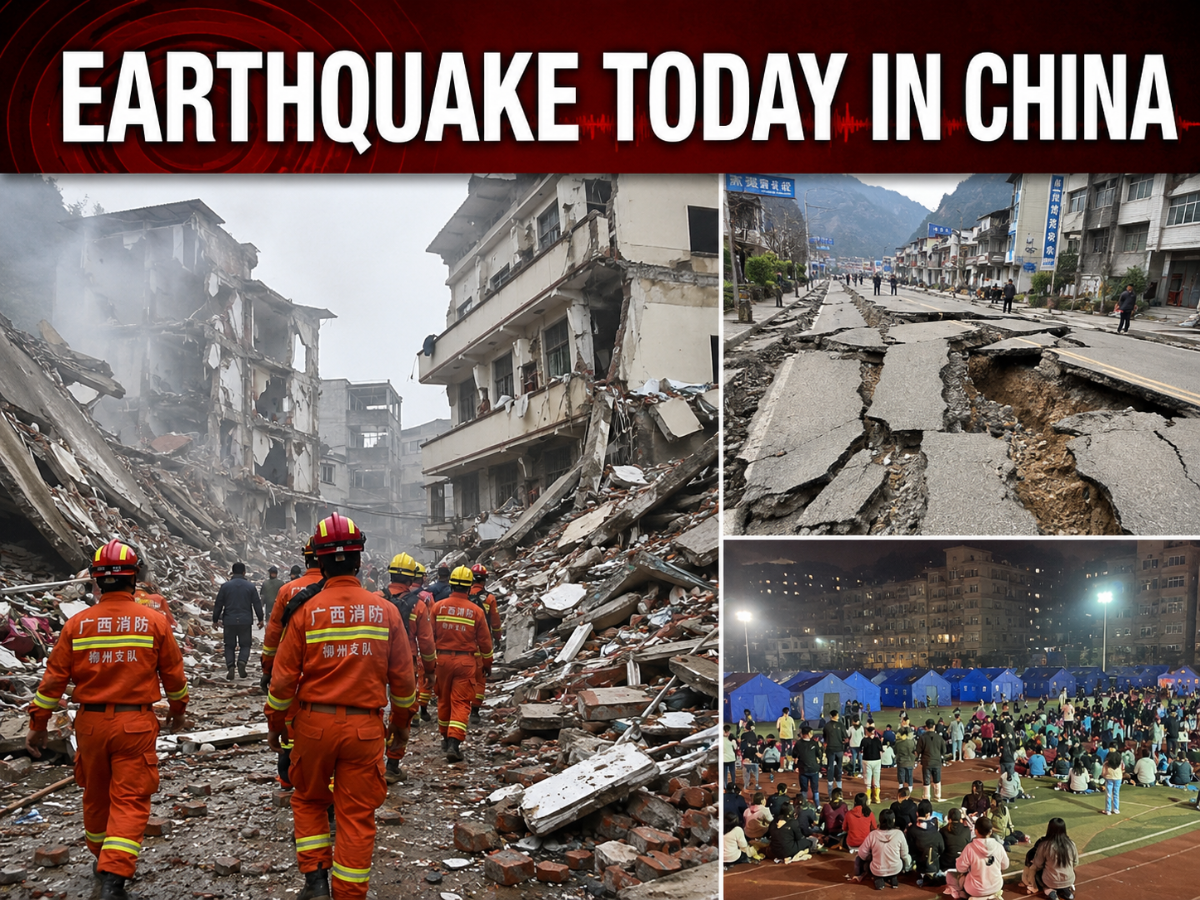 Earthquake Today in China: 5.3 Magnitude Quake Strikes Ürümqi, Xinjiang, China – Check Epicentre, Tsunami, Affected Areas, & More