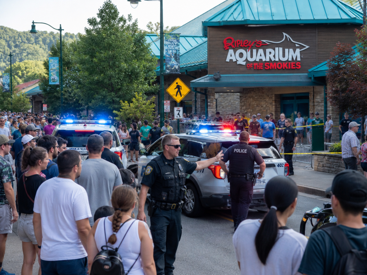 Tourist Alert: Gatlinburg Ripley’s Aquarium Evacuated After Bomb Threat Sparks Emergency Security in Tennessee — What We Know So Far