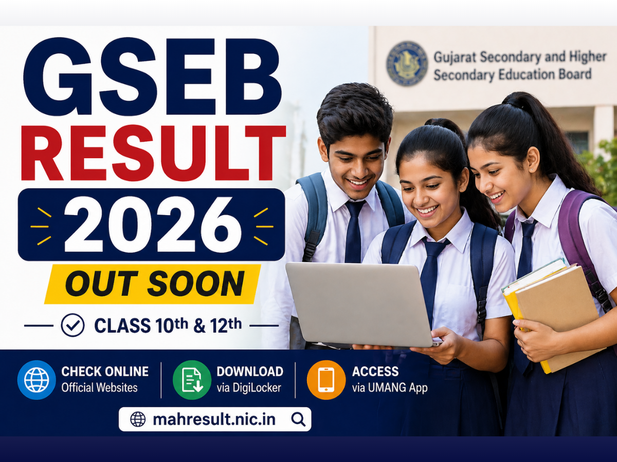 GSEB Board Result Class 10th, 12th 2026 OUT SOON: Expected Date, How to Check Results Online, Download via DigiLocker & UMANG App - Official Direct Link @mahresult.nic.in