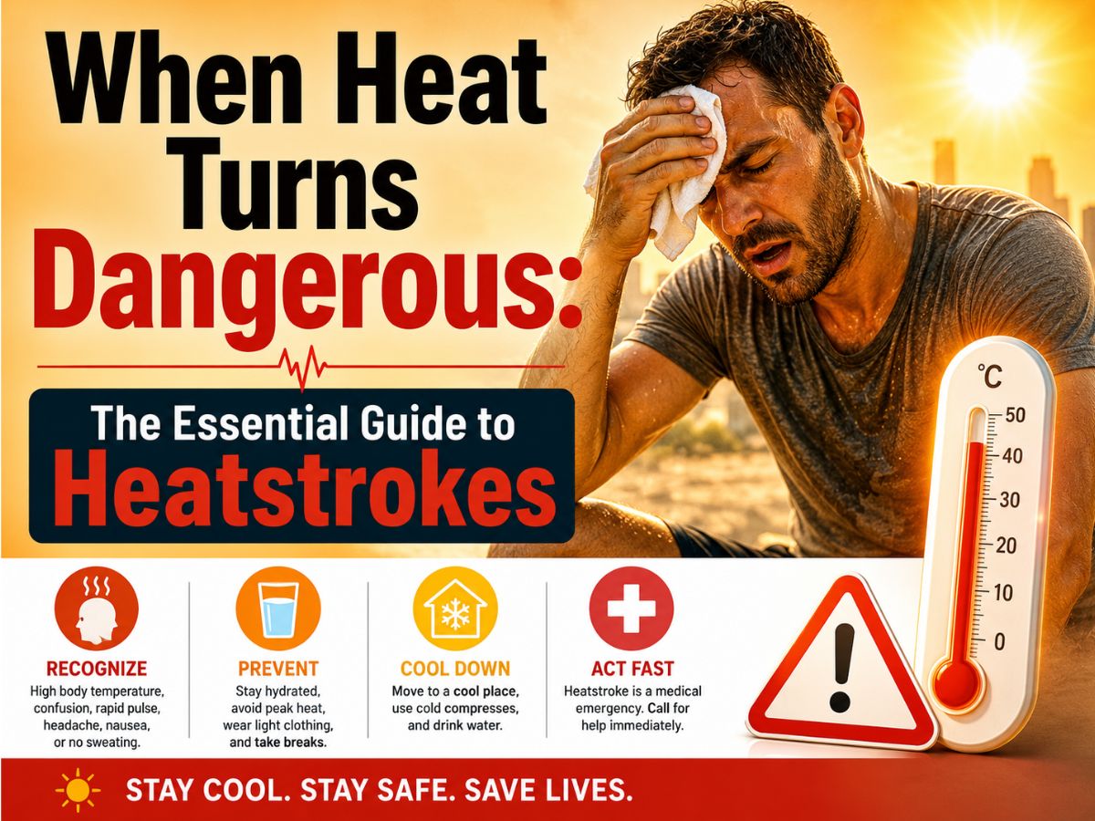 When Heat Turns Dangerous: The Essential Guide to Heatstrokes with Symptoms, Consequences, Prevention & More
