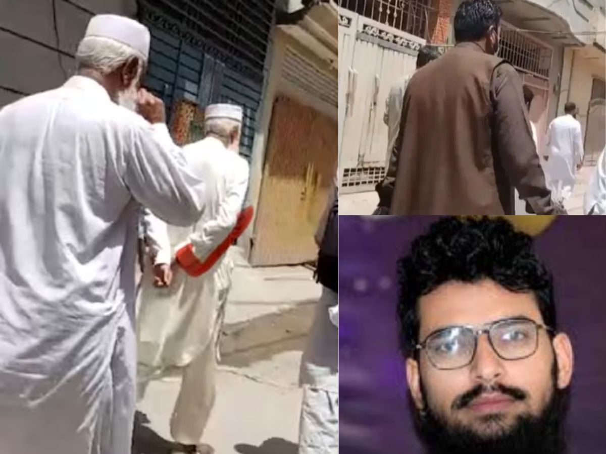 Hizbul Mujahideen Chief Syed Salahuddin Along With Several Terrorists Attends Funeral of Pulwama Attack Mastermind Hamza Burhan in Islamabad
