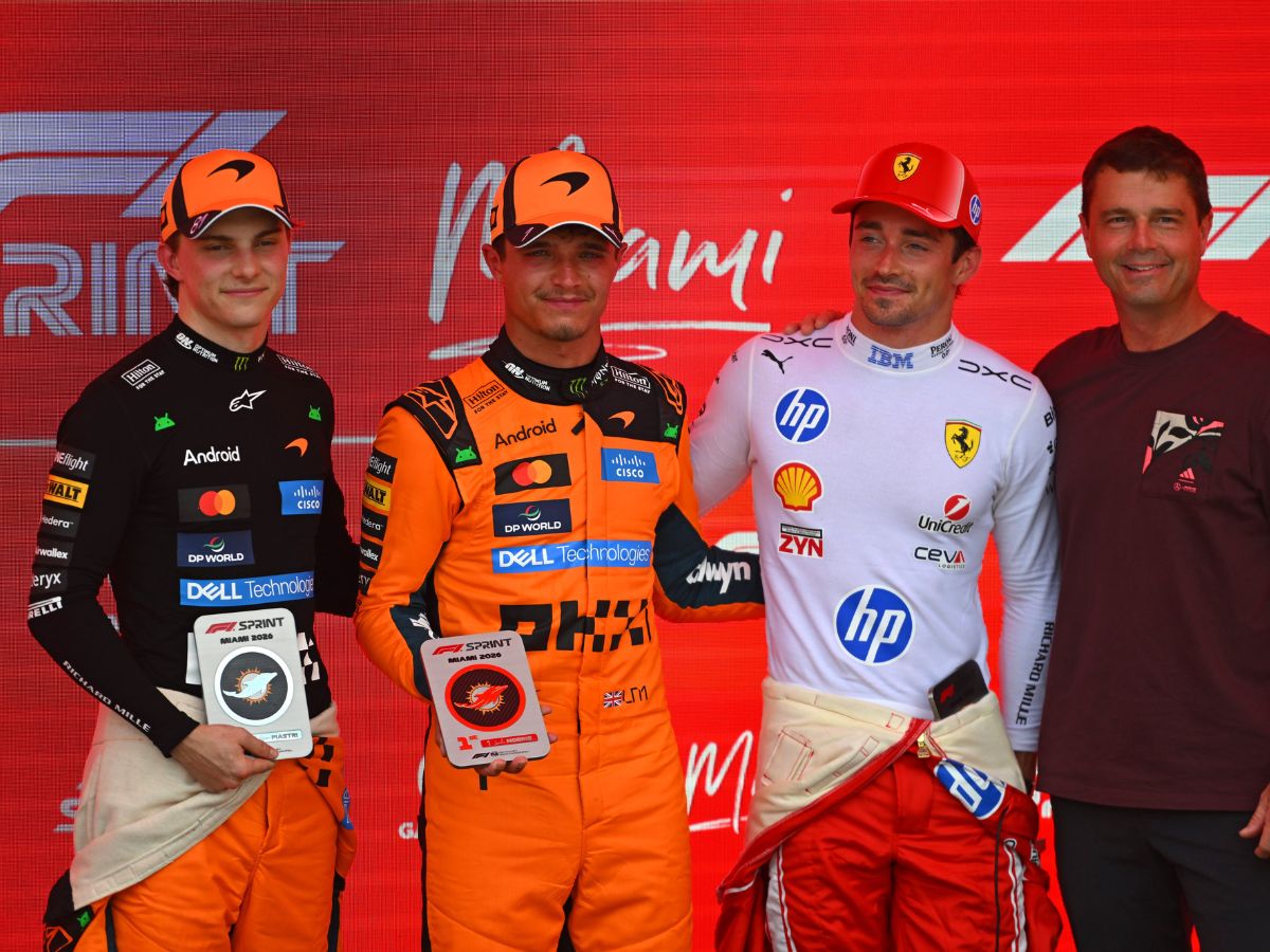 F1 Miami GP Sprint Result: Lando Norris Leads McLaren 1-2 as Kimi Antonelli Gets 5-Second Penalty