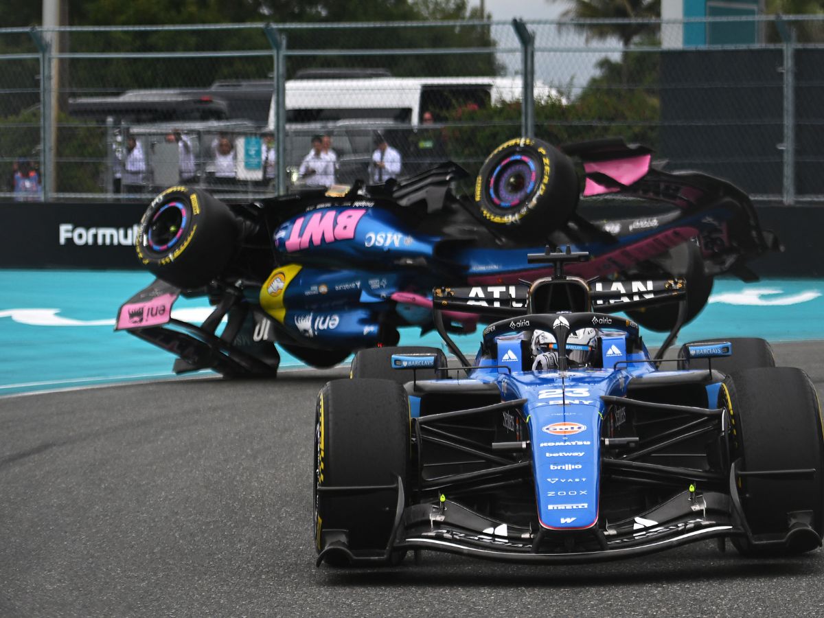 WATCH: Pierre Gasly’s Car Flips After Horror Miami GP 2026 Crash as Isack Hadjar Slams Into Barrier in Chaotic Lap