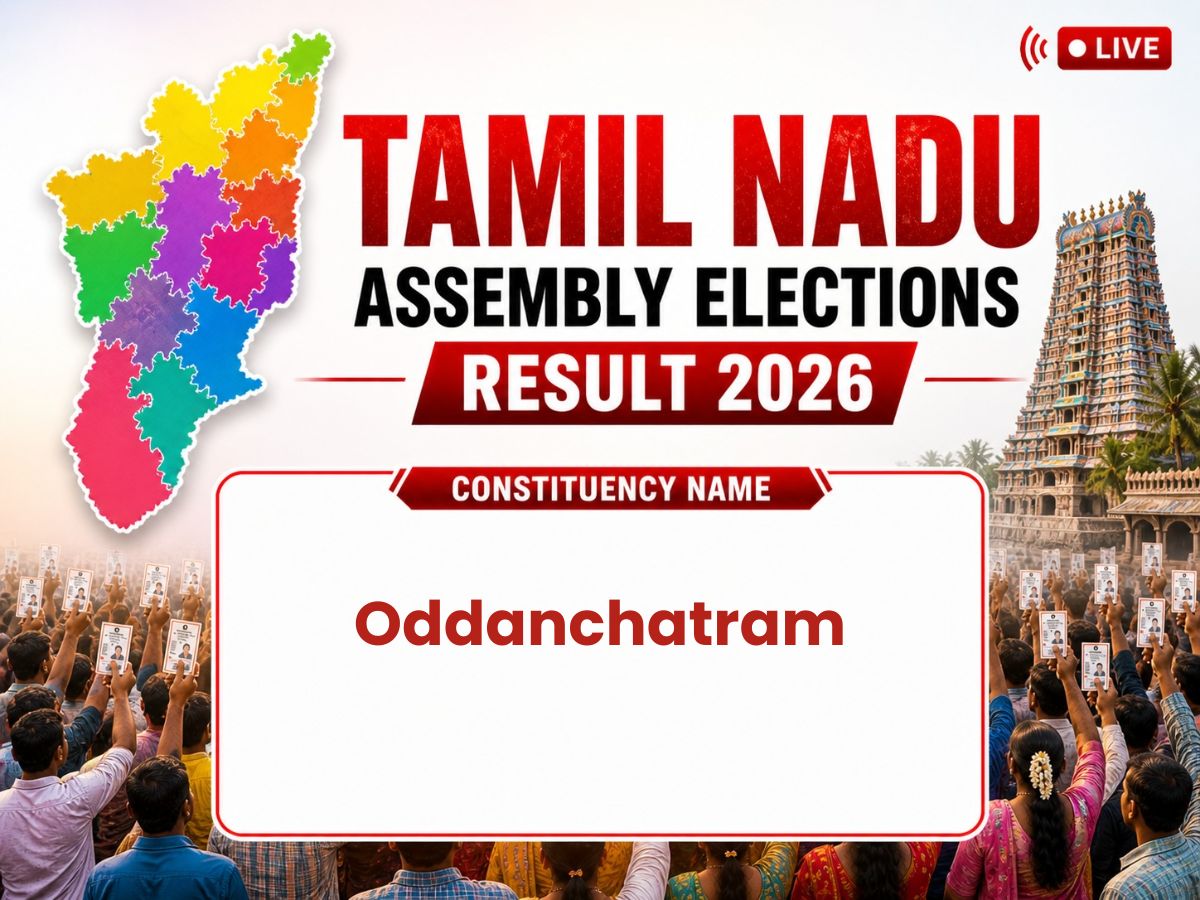 Oddanchatram Assembly Elections 2026 Result Live: Winner, New MLA, Key Candidates, Victory Margin, Result Date, Voter Turnout, Total Voters & 2021–2016 Past Results