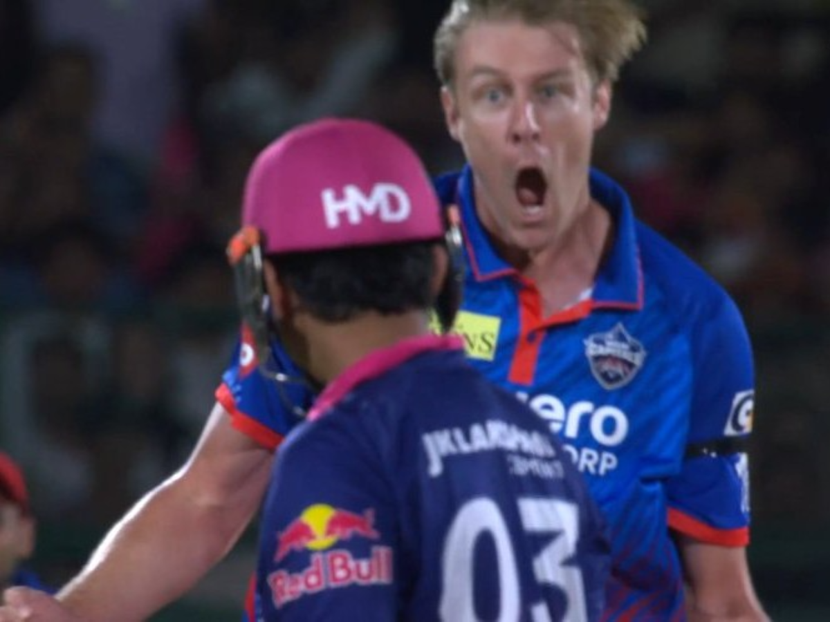 RR vs DC Watch Video: Kyle Jamieson’s Fiery Celebration vs Vaibhav Sooryavanshi Triggers Backlash— ‘31-Year-Old Bullying 15-Year-Old’? | IPL 2026 Today Match